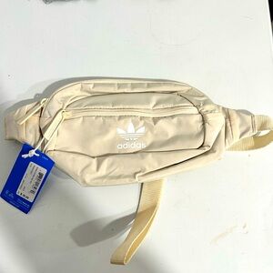 adidas Originals Trefoil Waist Bag in Light Beige